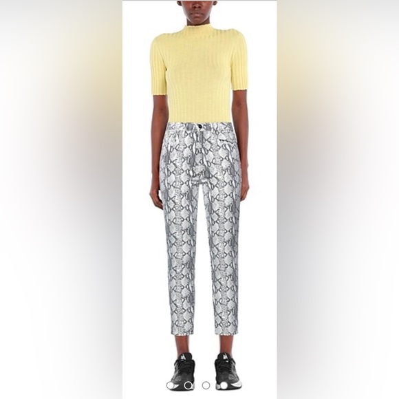 FRAME Snake Skin Denim Pant Size 25 (US-0) NWT - Picture 1 of 14